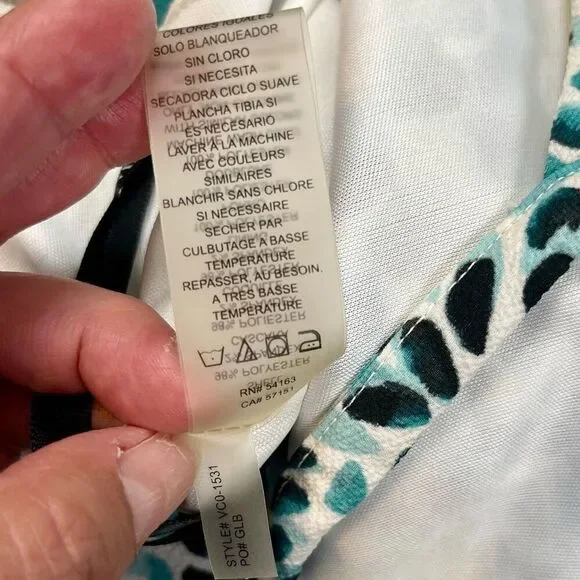 Vince Camuto Sleeveless High Neck Tie Waist Capri Jumpsuit 4 - Picture 14 of 16